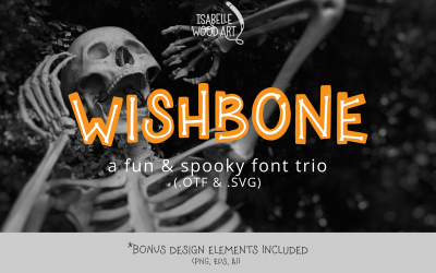 Wishbone font trio